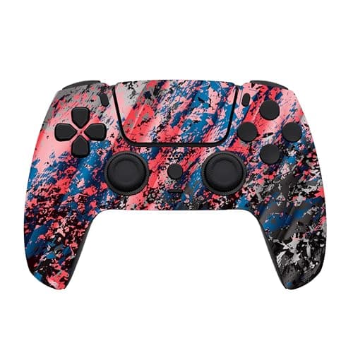 Custom Controllerzz Custom Wireless Controller Compatible with PS5 - Multiple Designs Available (Glacier Burn)
