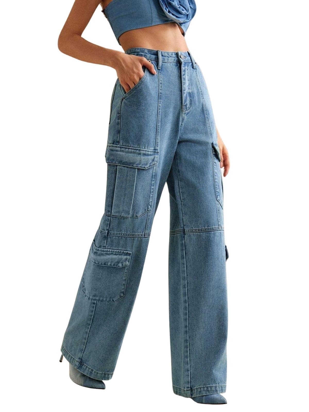 GRECIILOOKS High Waist Jeans for Women