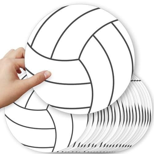 Big Dot of Happiness Volleyball Party Decorations 20 DoubleSided Paper Cutouts 55Inch Premium Quality SportsThemed Decor for Birthday Baby Shower Classroom Events