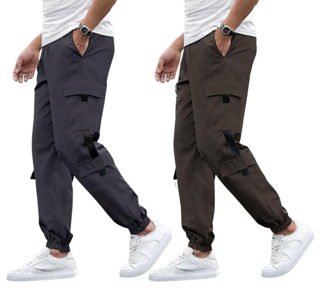 Mack Jonney Regular Fit || Multicolor || Polyester Lycra|| Pack of 2 Trackpant for Men-MM3251