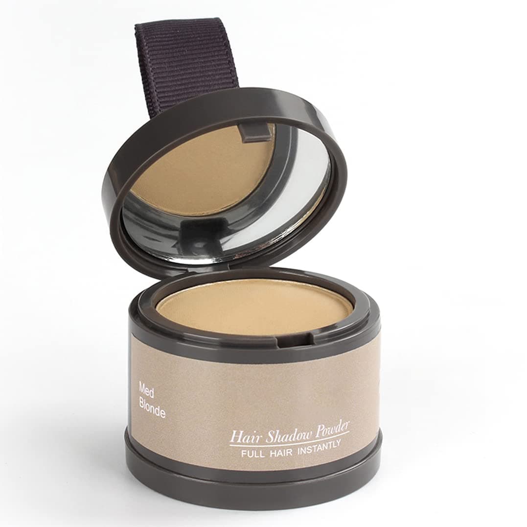 gowwim Hairline Powder MedBlonde Instantly Hair Color Shadow Cover Gray Hair Root Hair TouchUp Thin Hair Powder 014 Ounce