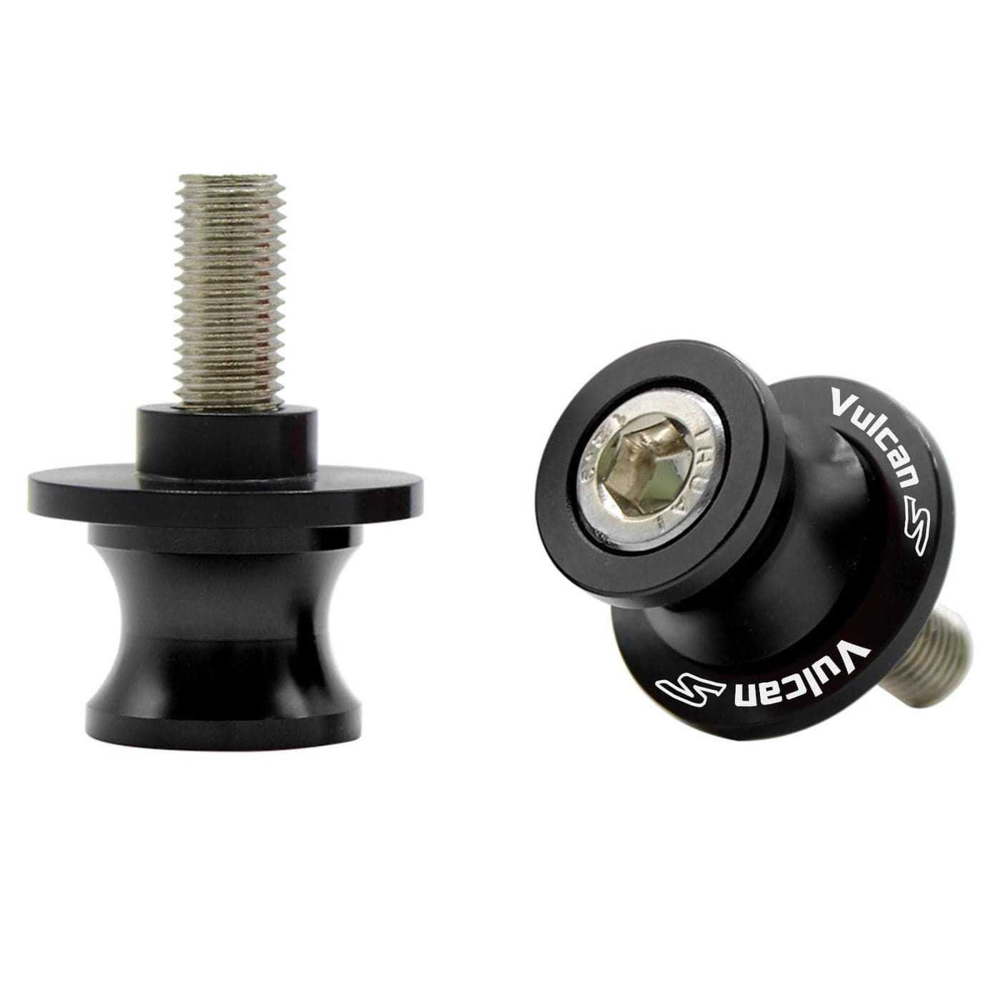 10MM M10 X125 Motorcycle CNC Swing arm Sliders Spools Stand Screw for Vulcan S 2015 Vulcan S Tourer Performance SE Cafe Light Tourer Sport Black