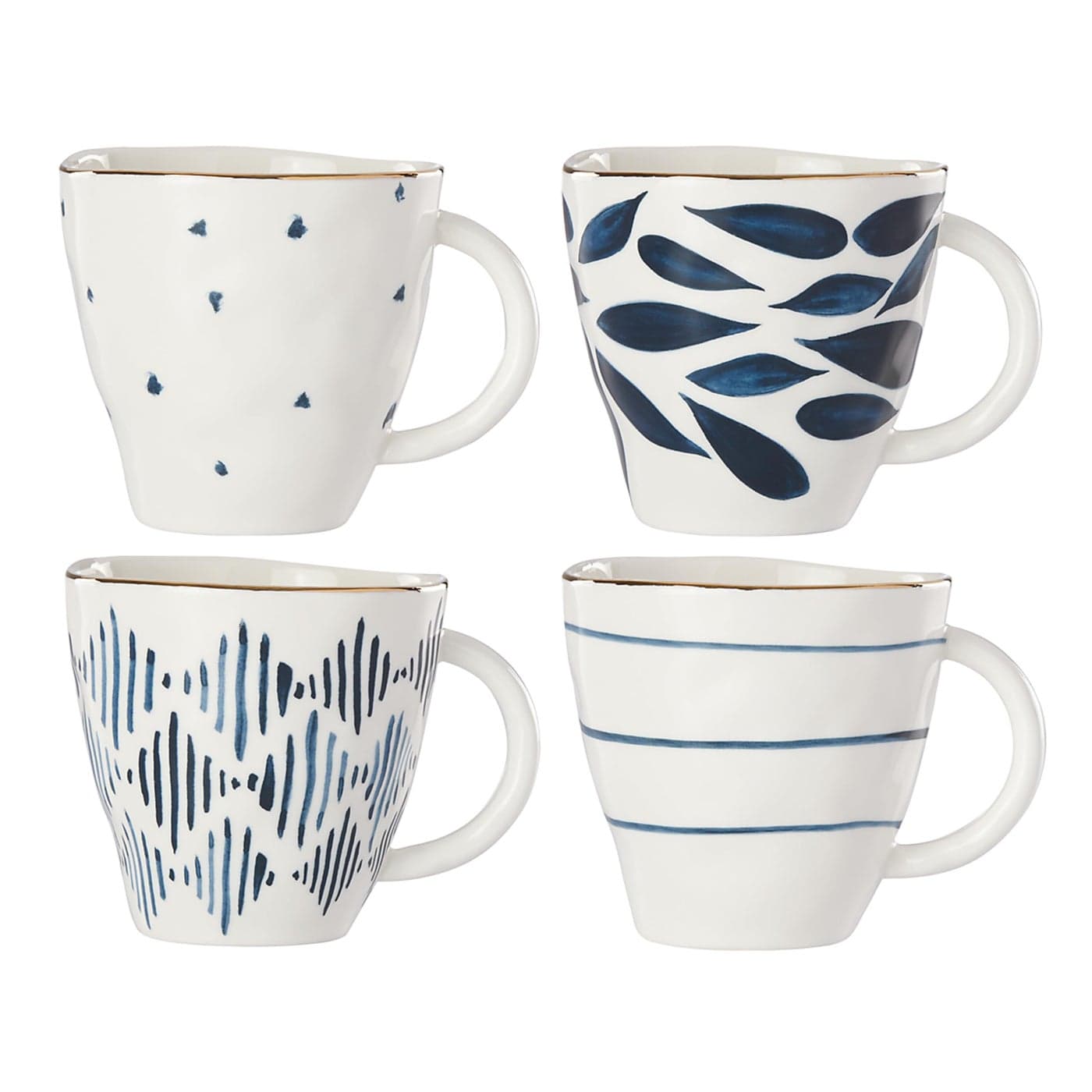 Lenox Blue Bay 4Piece Dessert Mug Set 275 LB