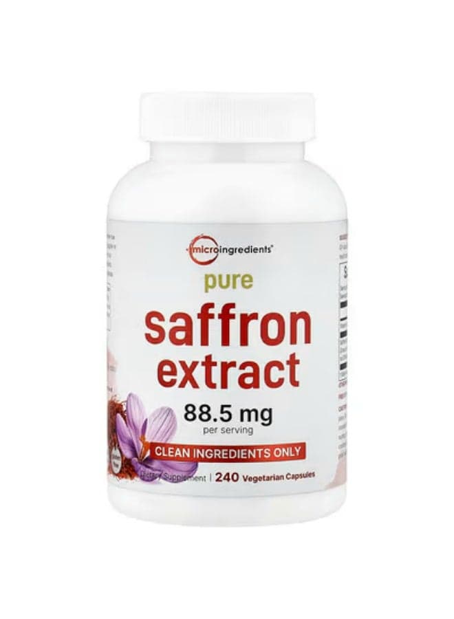 Micro Ingredients, Pure Saffron Extract , 240 Vegetarian Capsules