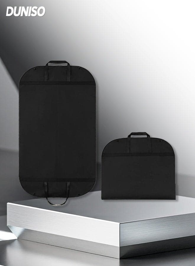 Suit Bag,Garment Bags for Hanging Clothes,Foldable Clothing Travel Bag with Handles and Button,Waterproof,Dustproof,Suitable for Clothing Coat Jacket Shirt,60*120