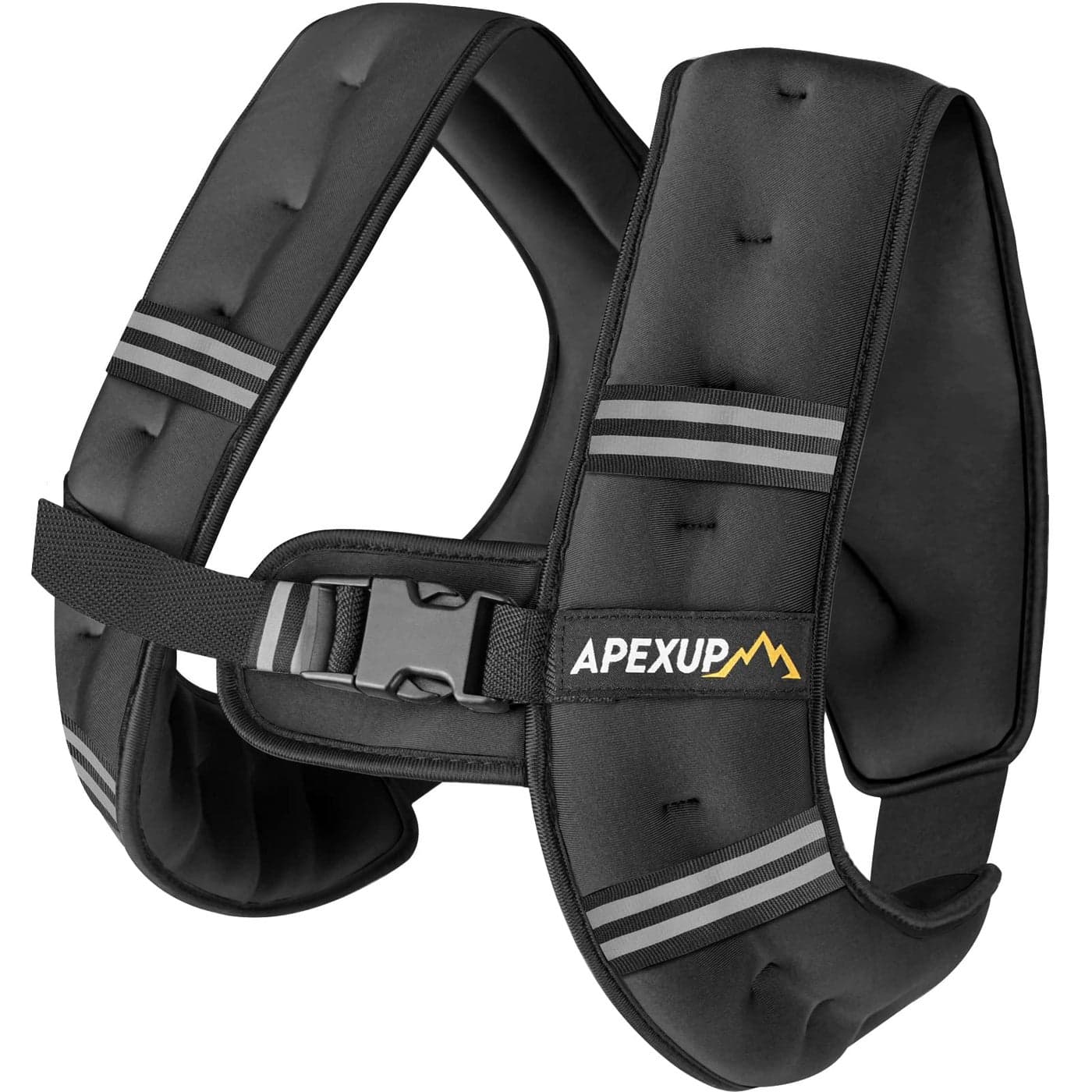 APEXUP 5lbs Weighted Vest Men Women Weight Vest for Women Workout Equipment for Strength Training Running Black