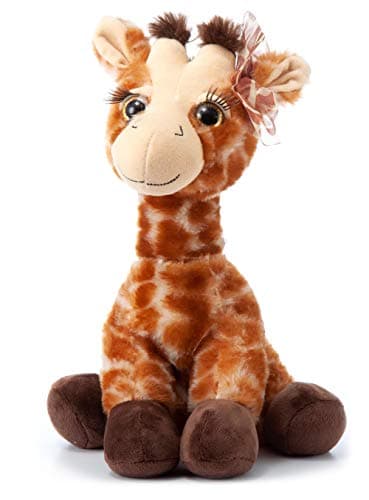 The Petting Zoo Lashz Giraffe Stuffed Animal Gifts for Girls Plush Toy 12 inches