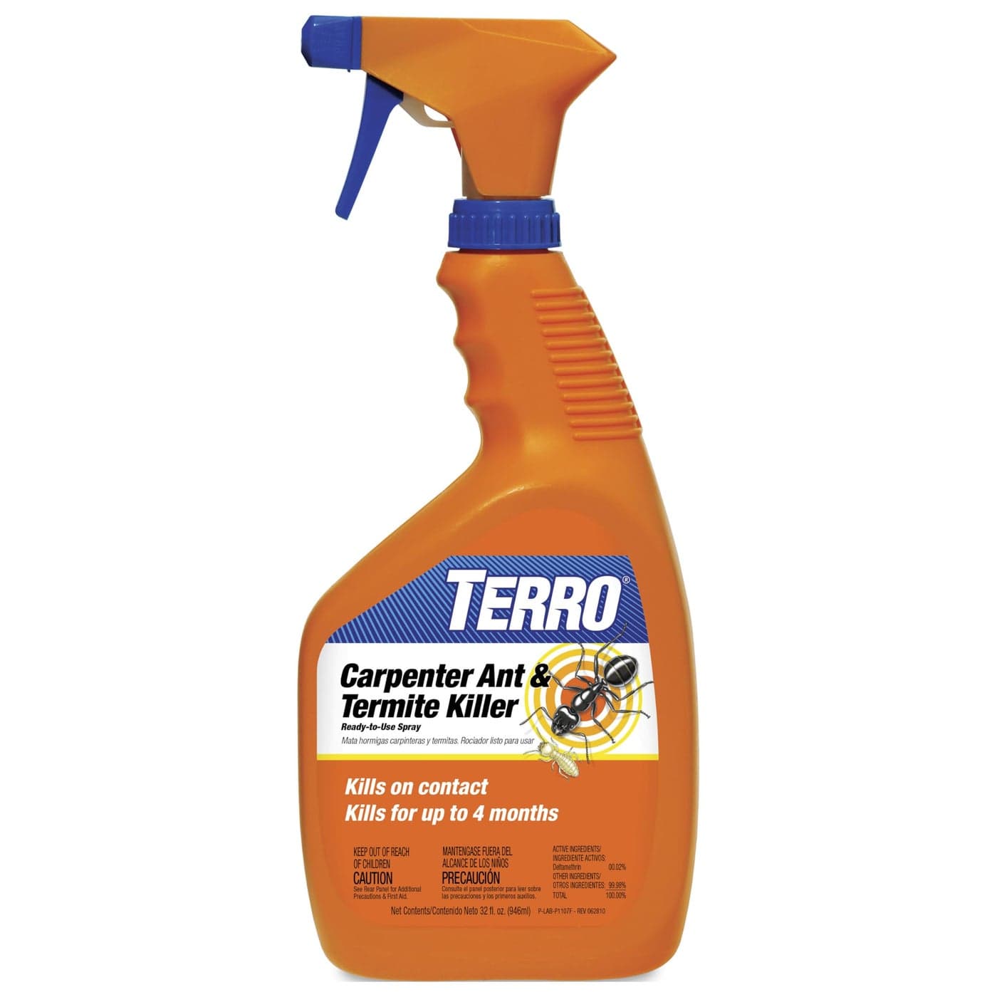 TERRO T1100-6 Carpenter Ant & Termite Killer Ready-to-Use, 1 Quart