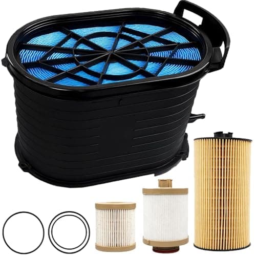 Ford 6.0L Powerstroke Diesel Filter Kit - Compatible with 2003-2007 Ford F250 F350 F450 F550 Super Duty & 2003-2005 Excursion | Air, Fuel & Oil Filters | Replaces FA1778, FD4616, FL2016