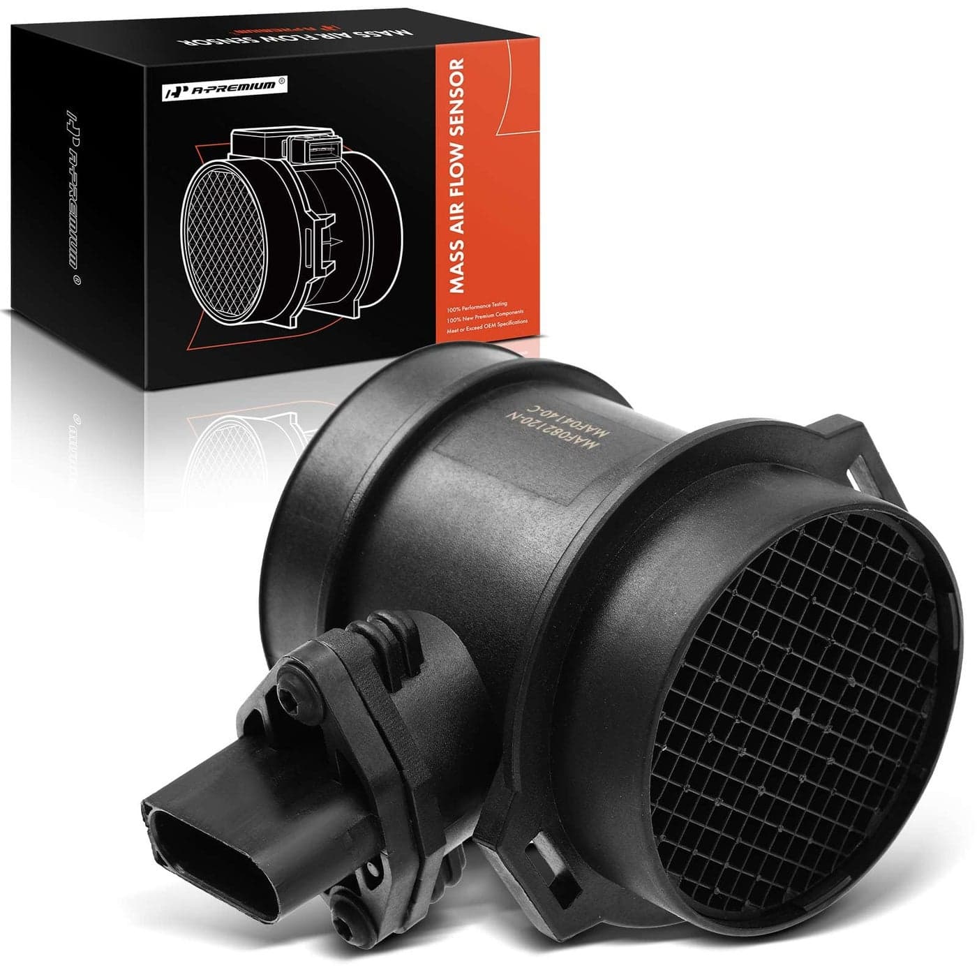 APremium Mass Air Flow Sensor Meter Assembly with 5Pin fits OHV 8Cyl 40L 46L Compatible with Land Rover Discovery 1999 2000 2001 2002 2003 2004 Bolton Replace 280217532