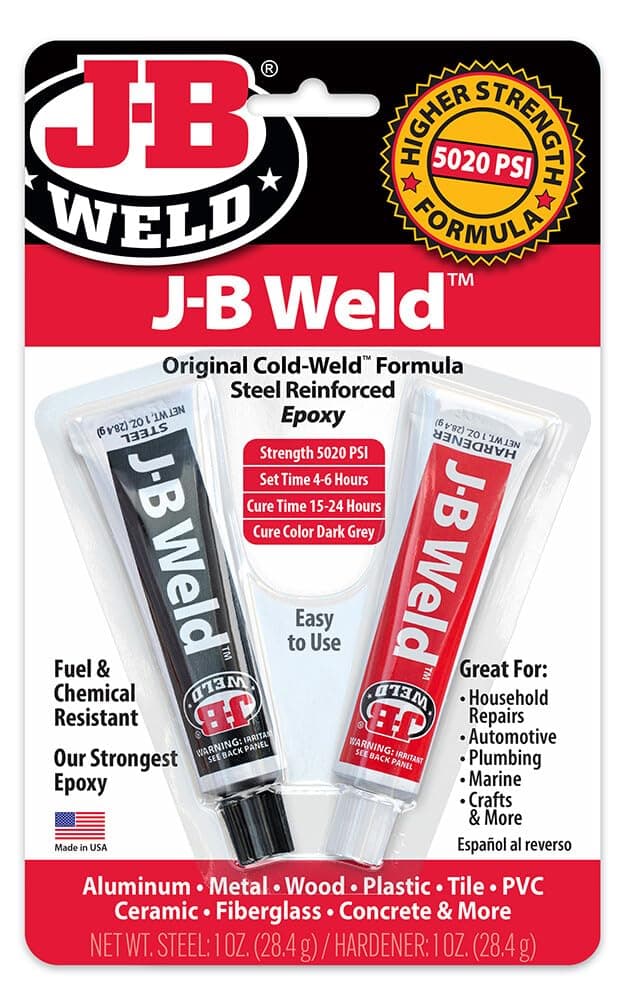 J-B Weld Company 8265-S 3 Pack Original Steel Reinforced Epoxy Twin Pack, Dark Grey