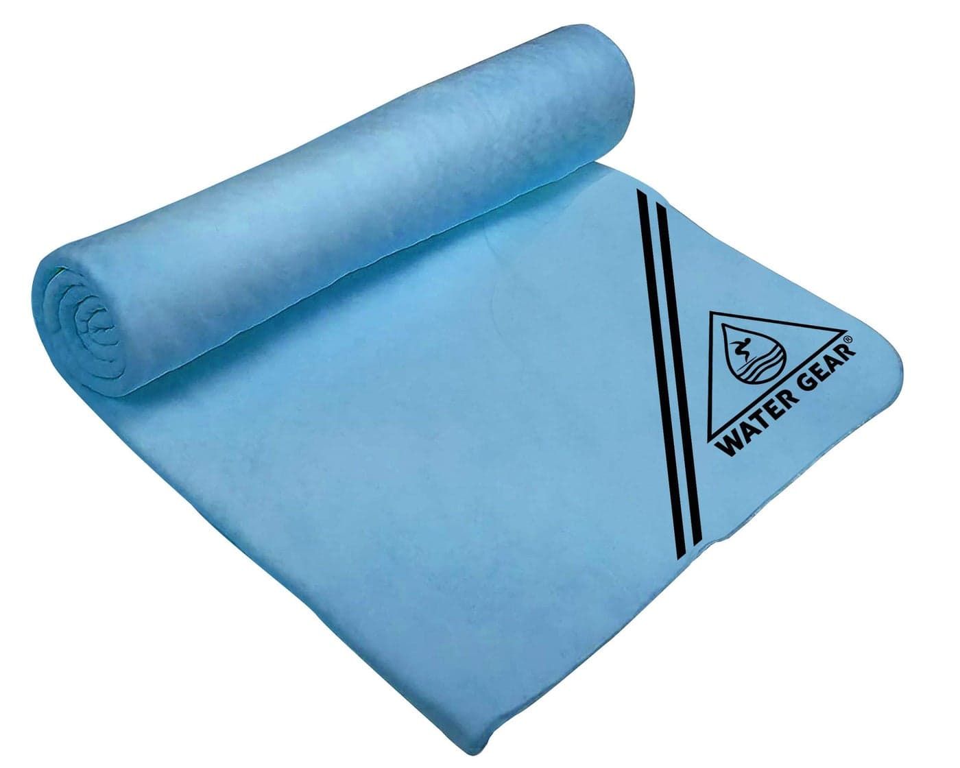 Water Gear Chamois Towel - Fast Absorbing and Great for Drying - Use After a Workout and Diving - for Men and Women - Multi-Use - Blue