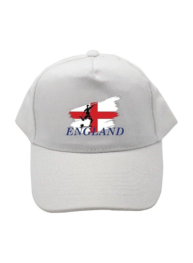 England Sports Cap With Adjustable Velcro Closure For Kids Unisex