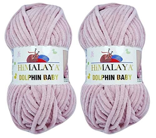 Himalaya Dolphin Baby Yarn Knitting Yarn 2 Skeins 264 Yards 2x100gram Super Bulky Baby Blanket Yarn 80349