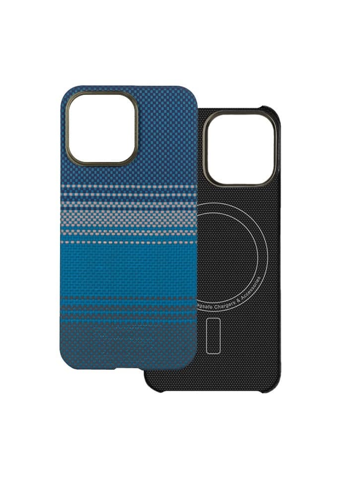 Case for iPhone 16 Pro Max with MagSafe, Slim Light Minimalist Style Protective Cover, 1500D Aramid Fiber Made, Carbon Fiber Texture, Moonrise