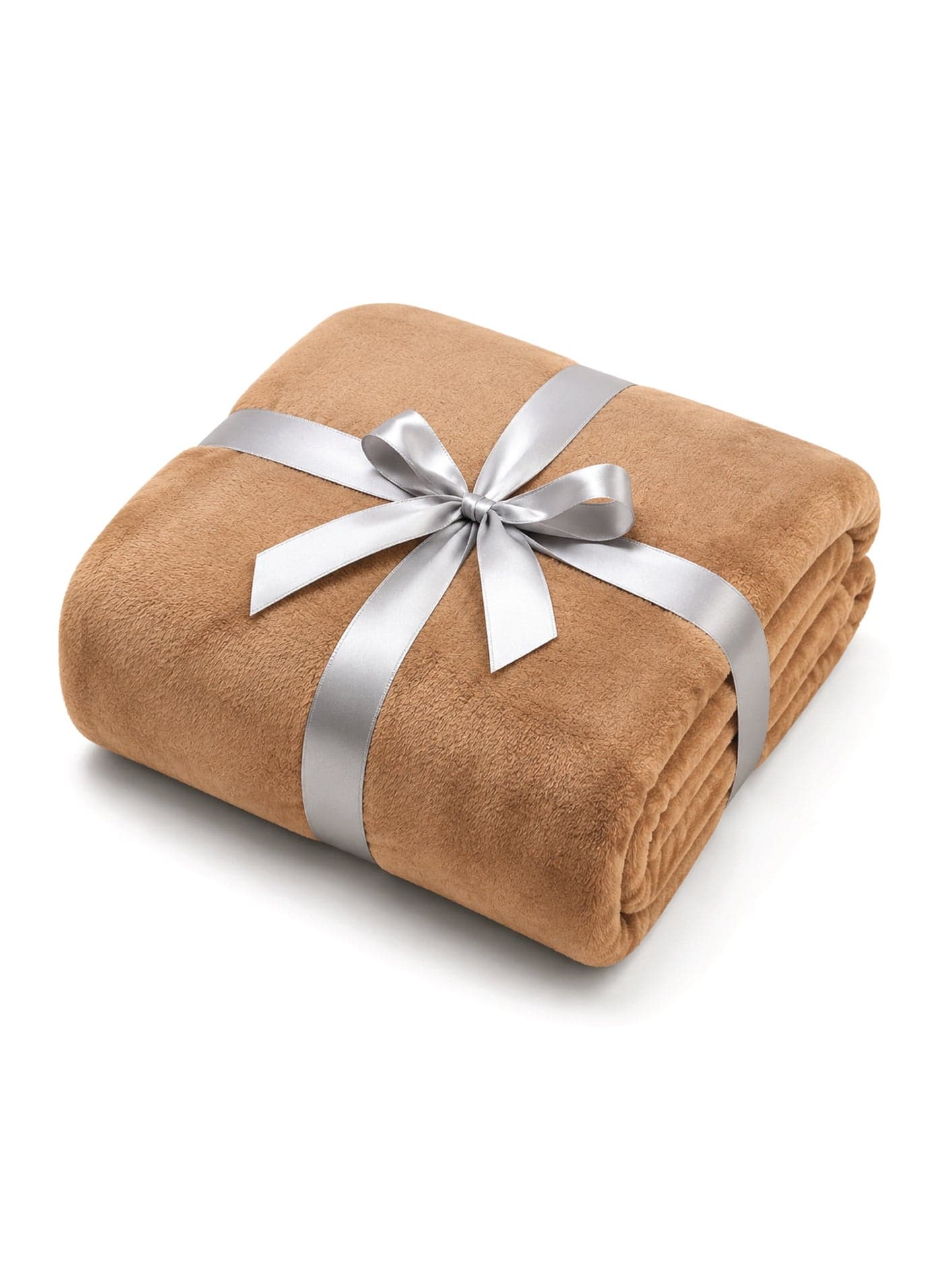 Elega Decor Flannel Blanket – Double (200x220 cm) | Solid Rust | Ultra-Soft, Lightweight & All-Season Comfort