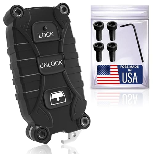Toyota 4Runner 19962009 Key Fob Heavy Duty 3 Button Also fits Highlander 20042007 Lock Unlock Panic Housing Case with Bottle Opener No Electronics Included Black 3 Button