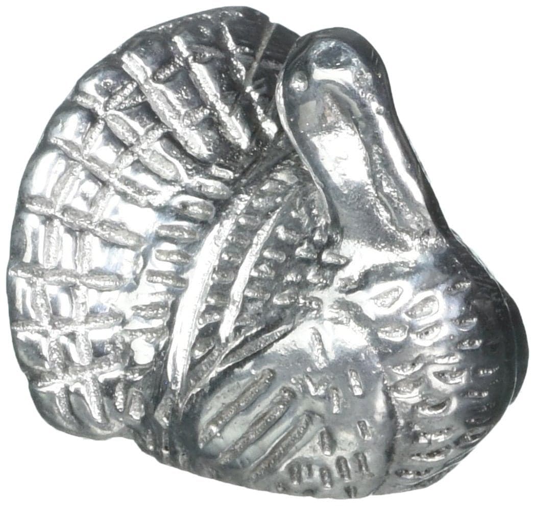 MARIPOSA Turkey Napkin Weight Silver Brillante Gifts Napkin Weights Recycled SANDCAST Aluminum Handmade in Mexico