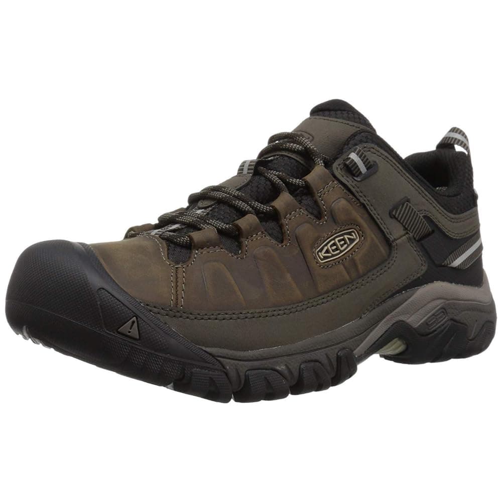 KEEN Mens Targhee 3 Low Height Waterproof Hiking Shoes Bungee CordBlack 11