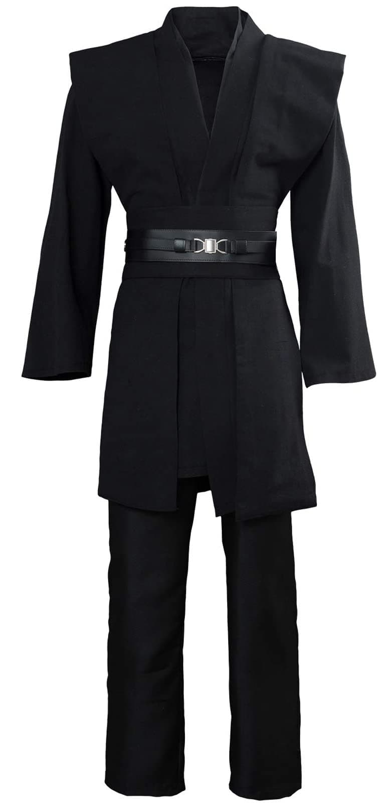 GOLDSTITCH Men Tunic Robe Knight Fancy Cool Cosplay Costume black M