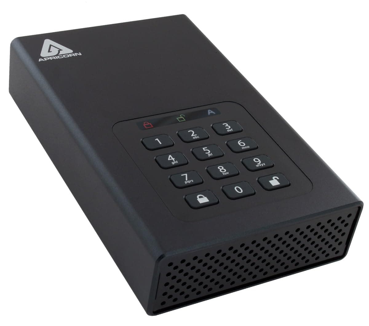 Apricorn 2TB Aegis Padlock DT 256Bit Encrypted USB 30 Hard Drive ADT3PL2562000