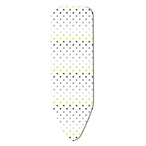 Minky Homecare SmartFit Ironing Board Cover and Pad with Thick Felt Backing for Smoother Ironing – 49 x 17 inches