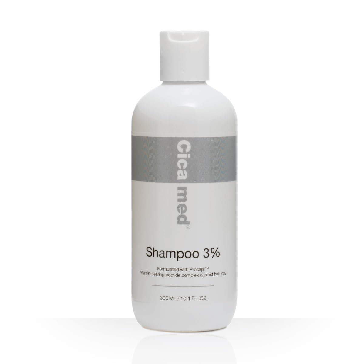 Hair Loss Treatment Shampoo 3% - Silicone & Sulfate Free Shampoo with Procapil for Thicker, Stronger Hair - Supports Scalp Health and Hair Growth - 10.1 fl oz (300ml)