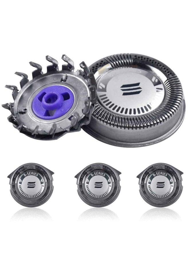 3pcs Compatible For Philips Norelco HQ8/ HQ8894/ HQ7160 Shavers Replacement Heads Premium Precision Heads