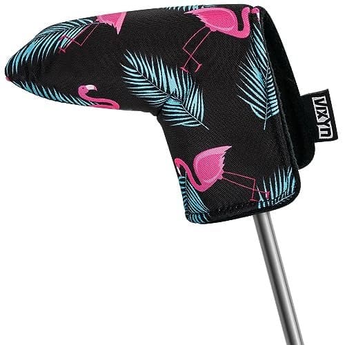 VIXYN Blade Putter Cover Premium Golf Putter Headcovers Magnetic Fleeced Lined Head Covers Flamingo