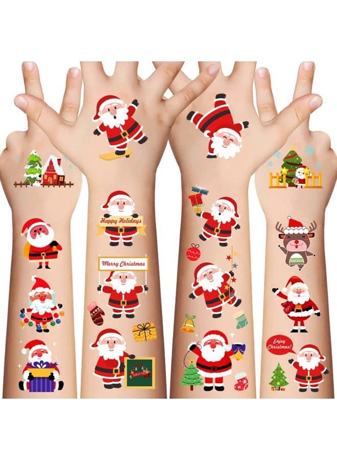 Awinmay Christmas Temporary Tattoos for Kids Stocking Stuffers and Gifts - 240 Pieces Christmas Fake Tattoo stickers for Boys and Girls,Christmas Party Favor Xmas Holiday Decorations Supplies 16 Sheet