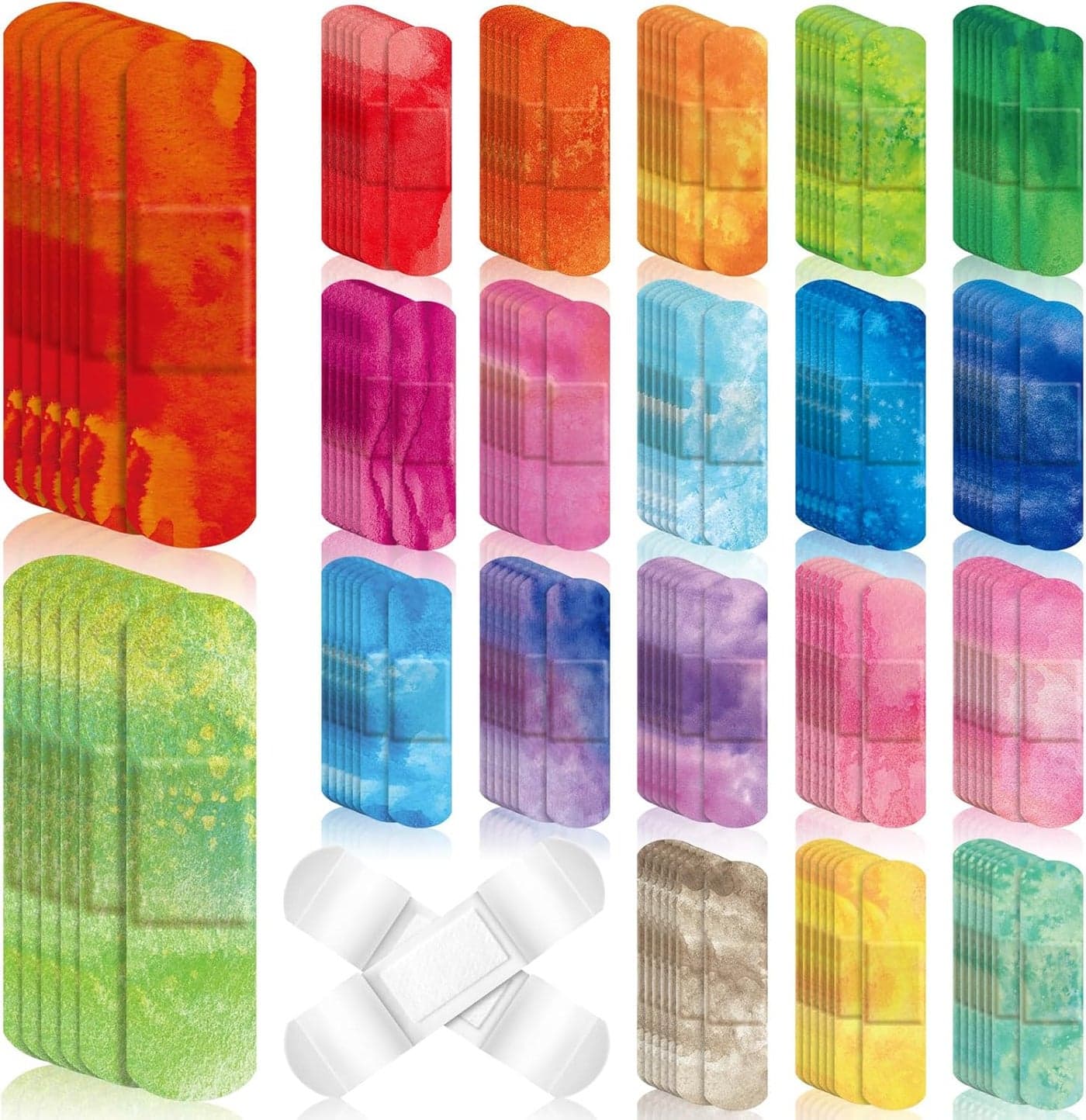 Panelee 120 Pcs Kids Bandages Bulk Cute Cartoon Flexible Waterproof Breathable Bandages Strip Protect Cuts and Scrapes for Girls Boys Children ToddlersColorful Style