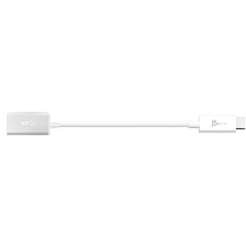 j5create USB Type-C 3.1 to Type-A Adapter | Supports USB3.1 Gen1 (5 Gbps), USB 2.0 (480 Mbps) and an Output of 1.5A | Compatible with USB 3.0 and USB 2.0 Devices