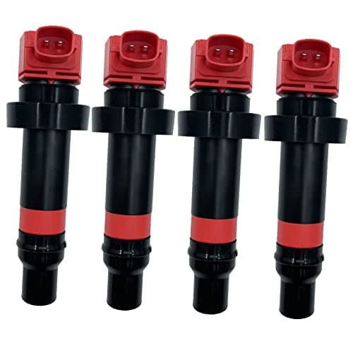 HLZ PRODUCT Set of 4 HIGH PERFORMANCE Ignition Coil Pack Compatible with Kia Soul L4 1.6L Replacement for 27301-2B010 C1737 UF-636 5C1794 UF636 273012B010