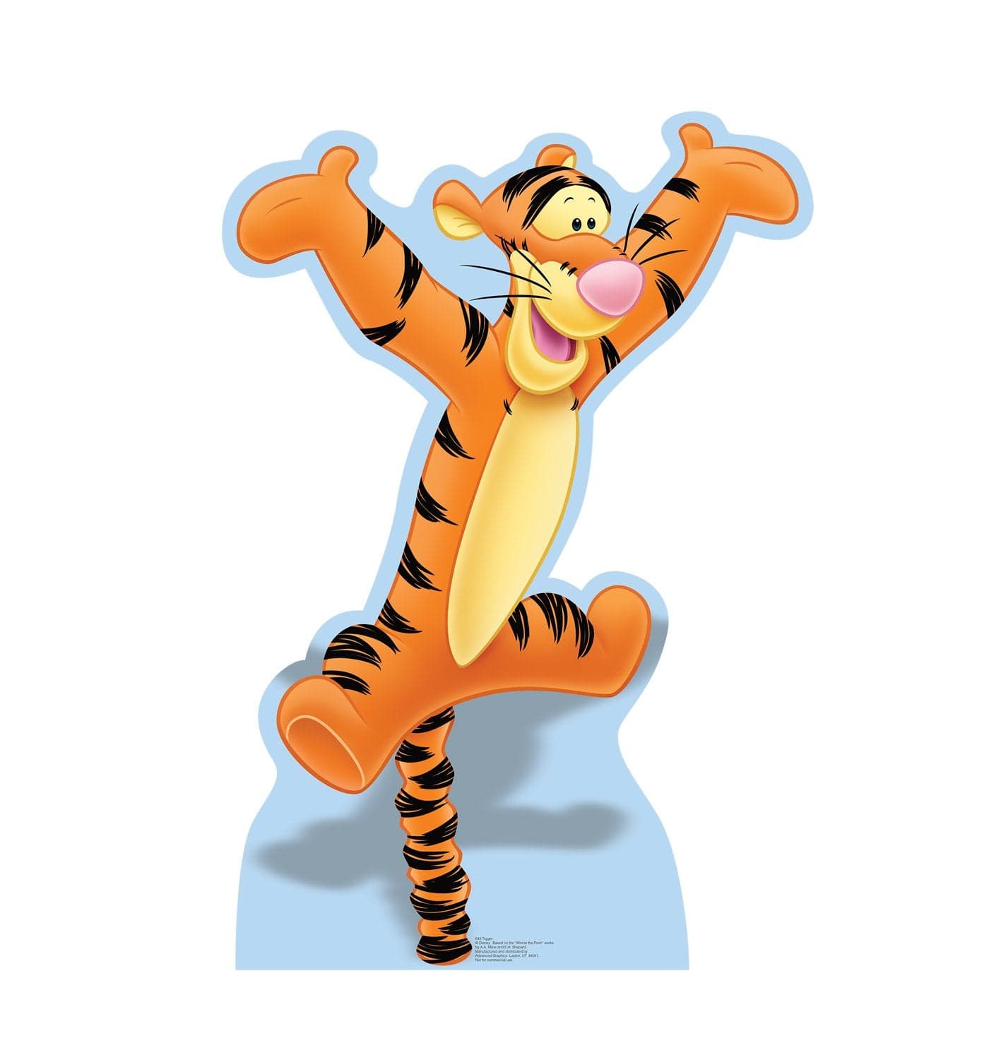 Cardboard People Tigger Life Size Cardboard Cutout Standup Disneys Winnie The Pooh
