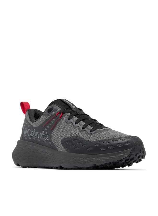 Columbia Men's Konos TRS Shoe, Titanium Grey Steel/Mountain Red, 10