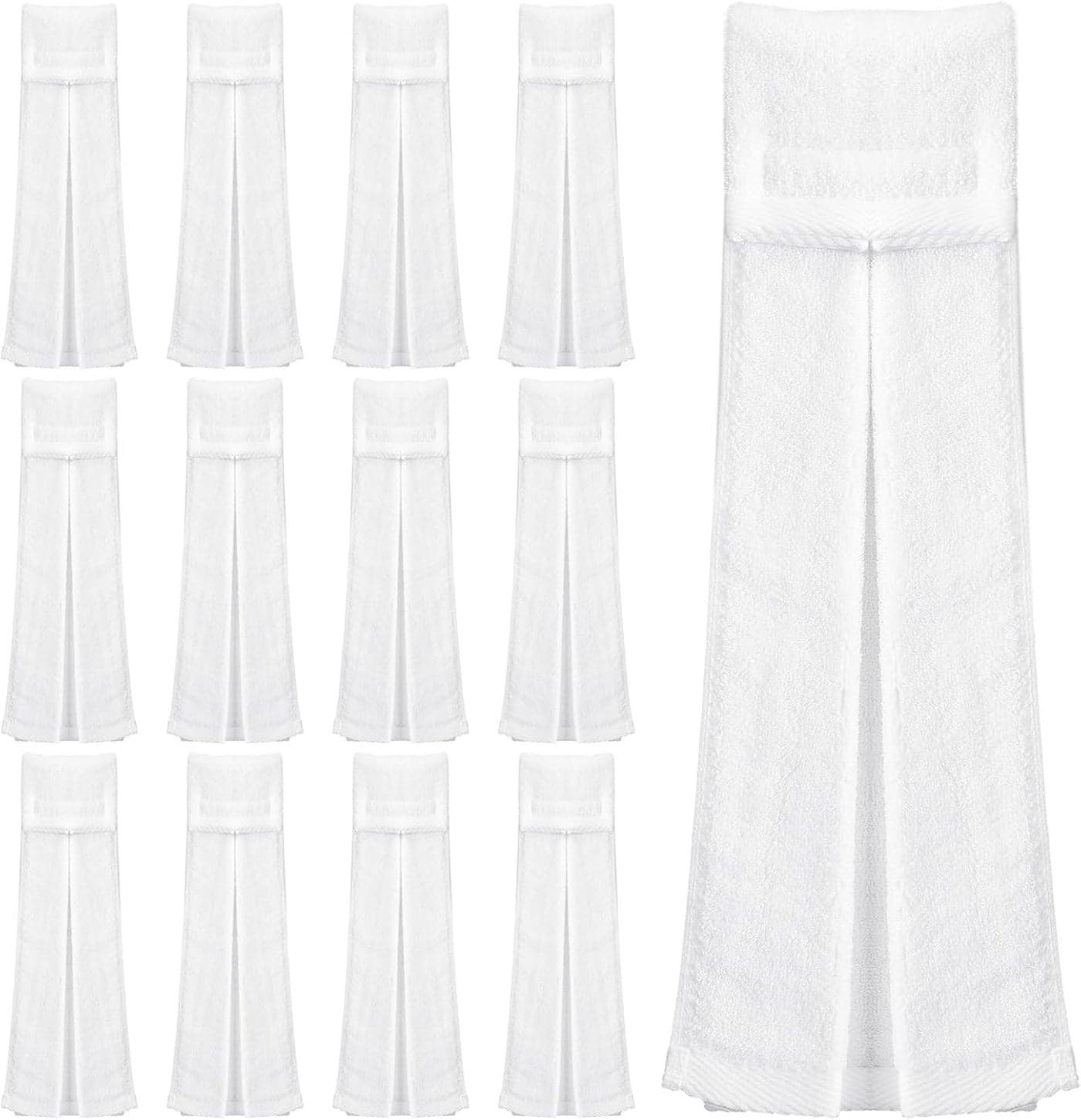 Moukeren 16 Pcs Football Towel Bulk Cotton Quarterback Pitching Football Field Towel with Hook and Loop Fastener for Youth Men Sports Football Gym Yoga Golf