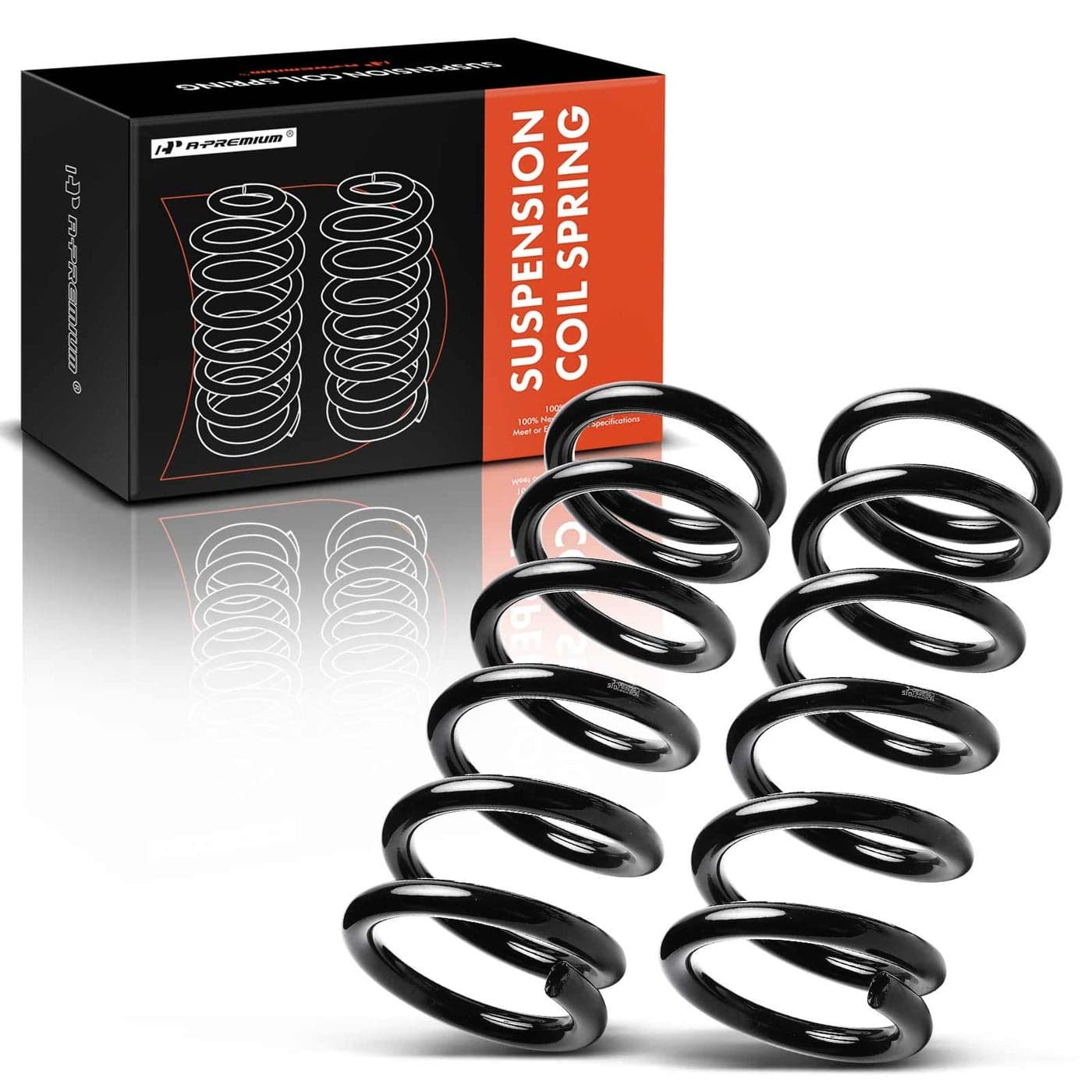 APremium 2Pcs Front Suspension Coil Spring Set Compatible with Chevrolet S10 S10 Blazer GMC Jimmy S15 S15 Jimmy Sonoma Driver and Passenger Side Replace 14065821
