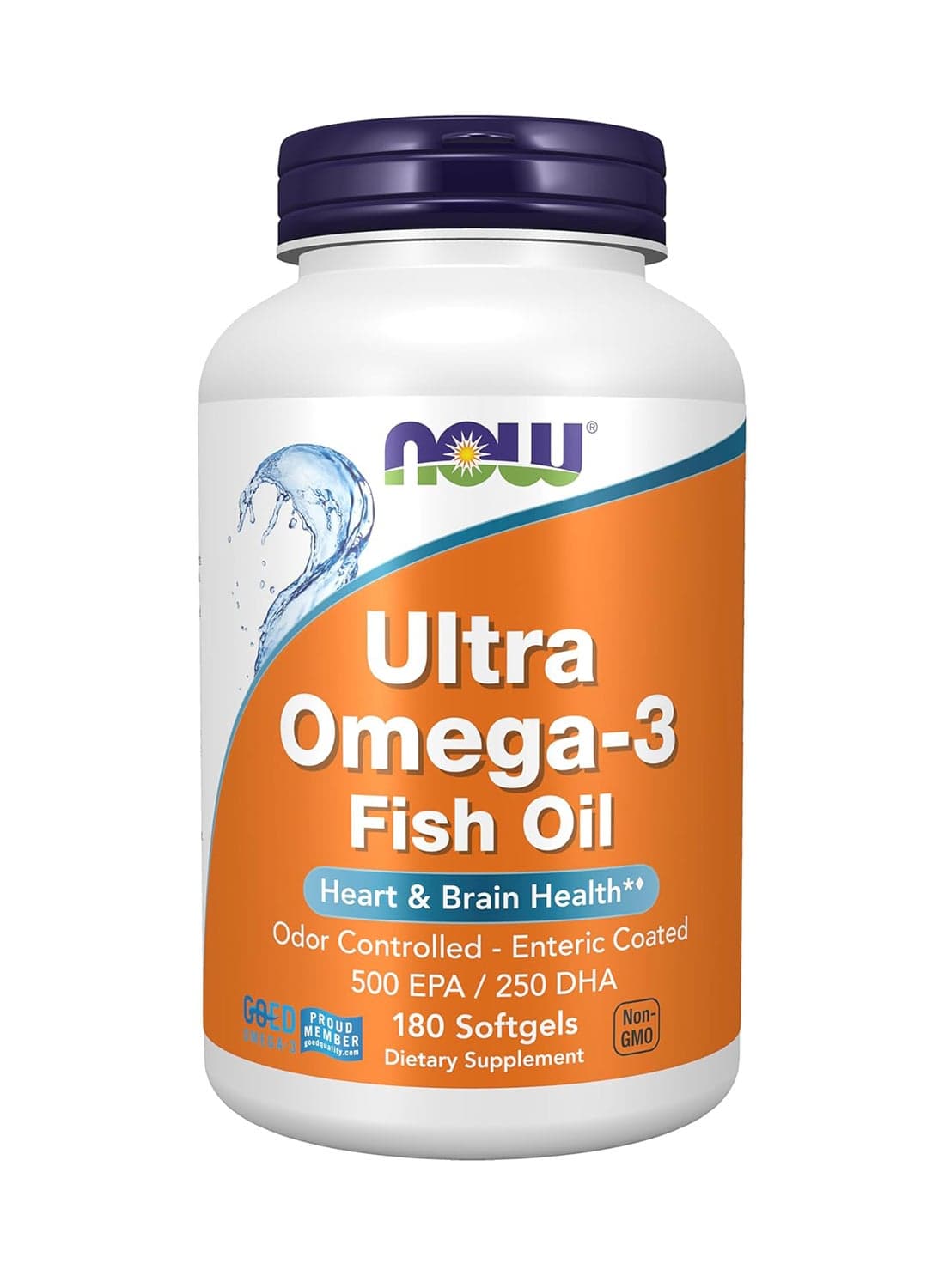 Ultra Omega 3 Fish Oil, 180 Softgels