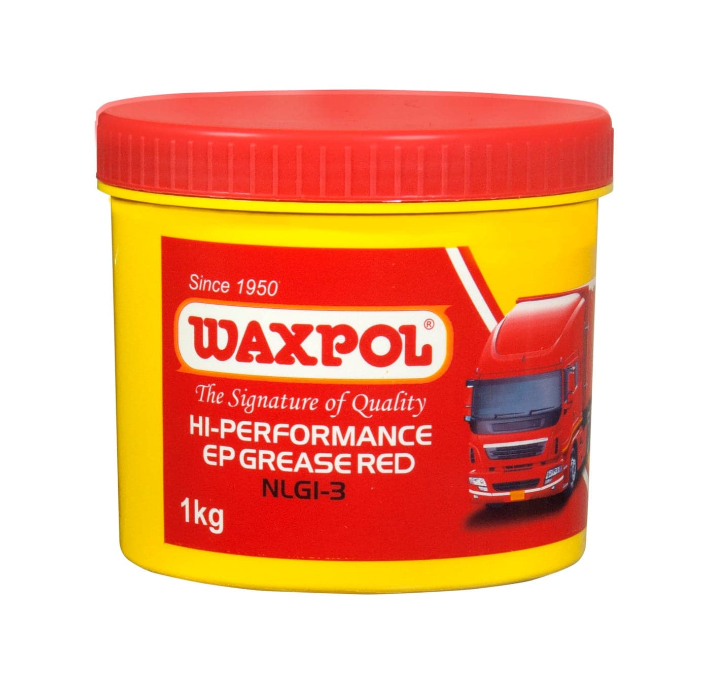 Waxpol EP Grease Red NLGI 3 Multi-Purpose Gel Grease 1 Kg | Extreme Pressure Grease for Automotive, Industrial, Bearings & Chassis