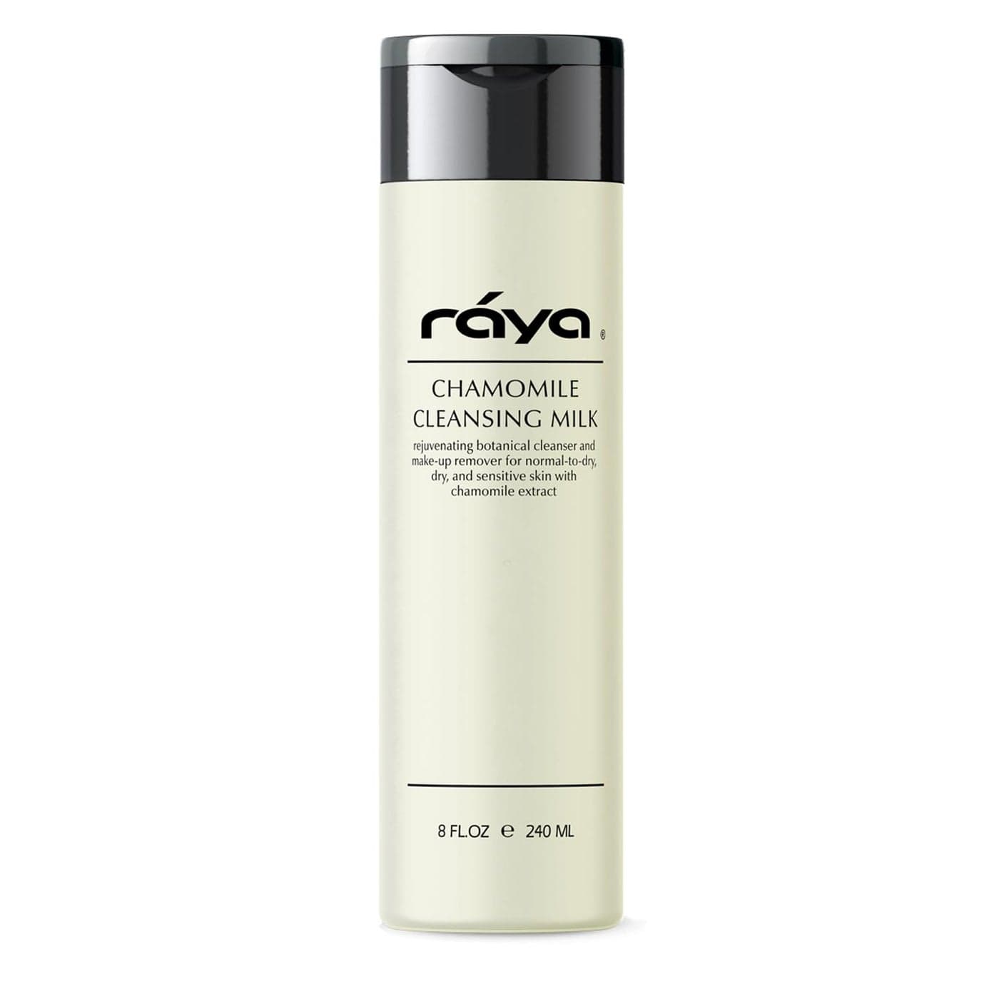 Raya Chamomile Facial Cleansing Milk 8 oz 152 Gentle SoapFree Fluid Cleanser and MakeUp Removing Lotion for Dry and Sensitive Skin Helps Calm Irritations and Refine Pores