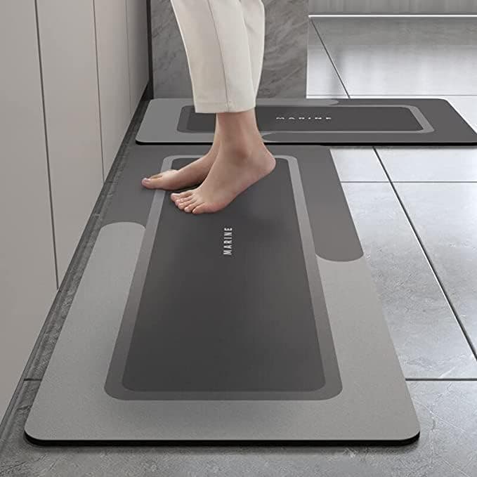 Ellnock Kitchen Mats Waterproof Memory Foam Kitchen Rugs Standing Desk Mat Floor Mats Comfort Runner Rug Carpets for Kitchen Floor Sink Multicolor