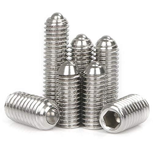 M4 x 16mm Stainless Steel Hex Socket Spring Ball Point Grub Screws 20pcs
