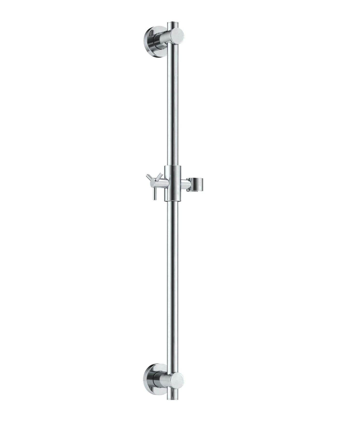 HammerHead Showers® Solid Metal 27.5 Inch Shower Slide Bar for Hand Held Shower Heads, Chrome | Adjustable Height Showerhead with Hose Rail System | Easily Adjust Height & Angle of Handshower