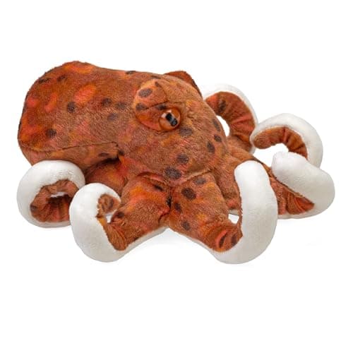 Wild Republic Octopus Plush Stuffed Animal Plush Toy Gifts for Kids Cuddlekins 8 Inches
