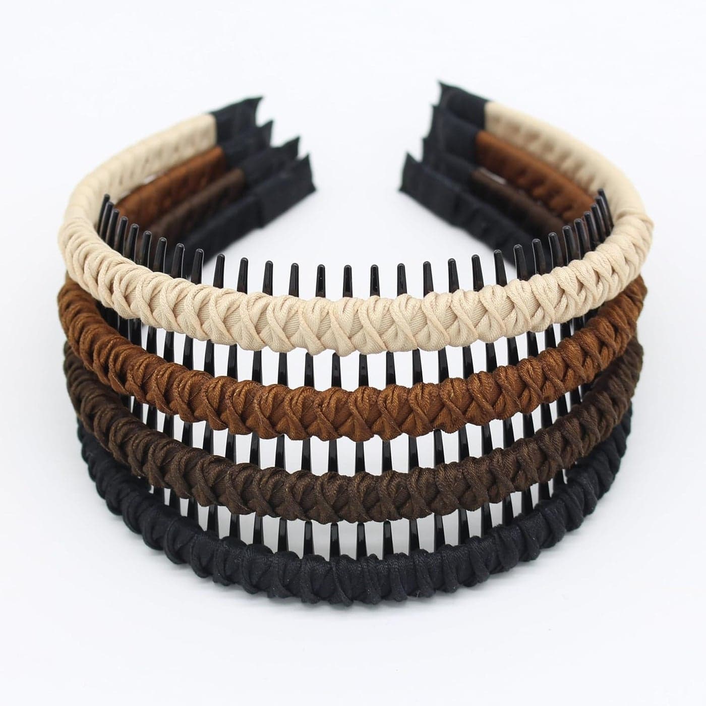 Spa Headbands for Washing Face or FacialCan easily solve the problem of short hair on the forehead fashionable hair accessories are suitable for friends gatherings and shoppingA pack of 4
