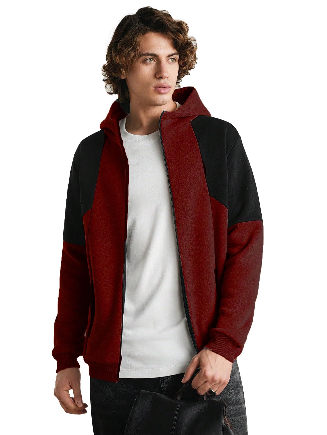 TOPLOT jacket for men || winter jackets || casual jacket for men || Men's bomber jacket (Men-CB-Jacket-5215-Maroon-L)