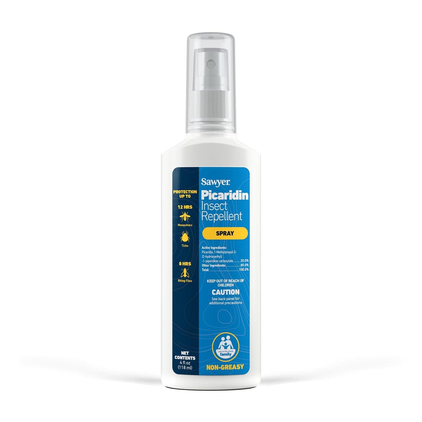 Sawyer Products SP544 Premium Insect Repellent with 20% Picaridin, Pump Spray, 4-Ounce