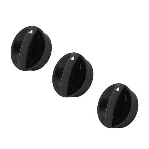 AC Heater Blower Fan Control Knob Replacement for 20052011 Toyota Tacoma Replaces 65551820A 5590004020 5590004030 758695 Set of 3