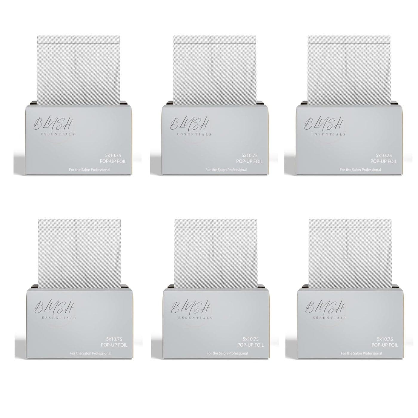 Hair Salon Pop Up Foils, 5"x10.75", 500 Sheets, Thicker Foil, Diamond Texture (6)