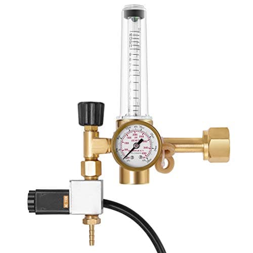 VIVOSUN Hydroponics CO2 Regulator Emitter System with Solenoid Valve Flowmeter for Grow Room Grow Tent Garden